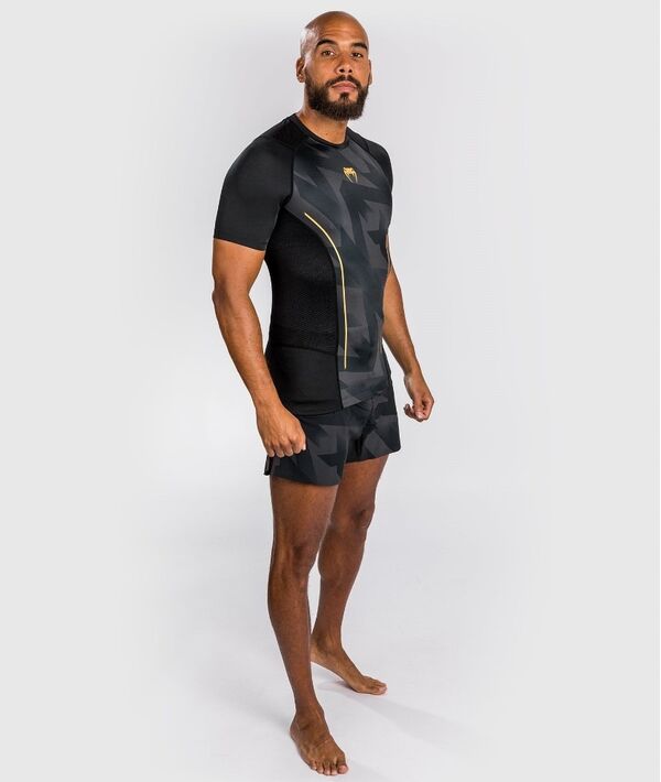 VE-04673-126-S-Venum Razor Rashguard Short Sleeves - Black/Gold - S