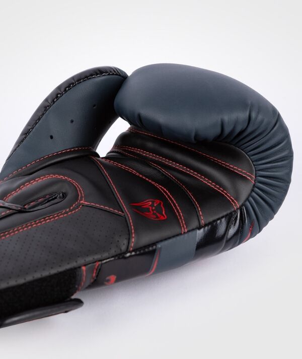 VE-04260-607-16OZ-Venum Elite Evo Boxing Gloves - Navy/Black/Red - 16 Oz