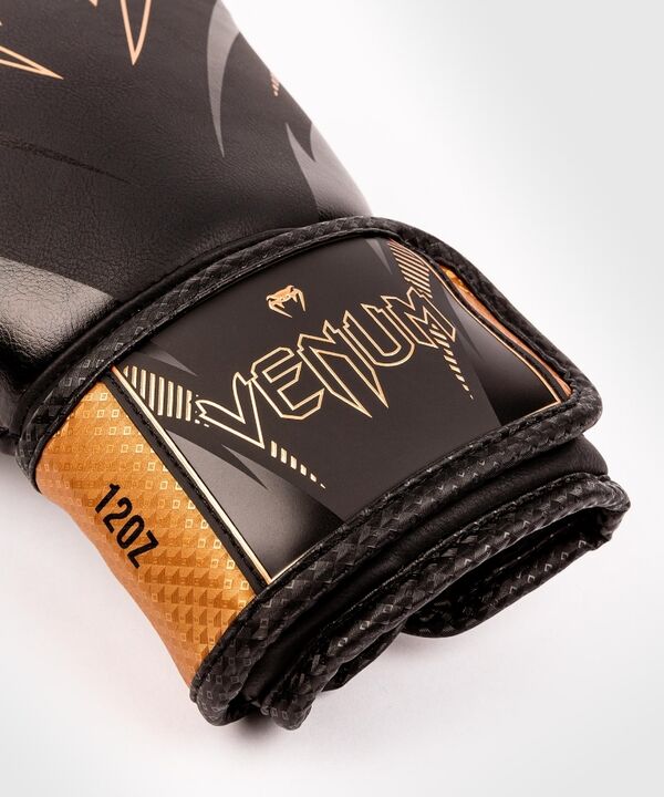 VE-03284-137-12OZ-Venum Impact Boxing Gloves - Black/Bronze