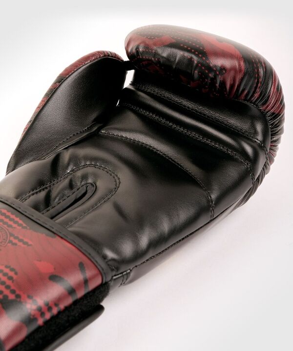 VE-03928-100-14OZ-Venum Defender Contender 2.0 Boxing Gloves - Black/Red