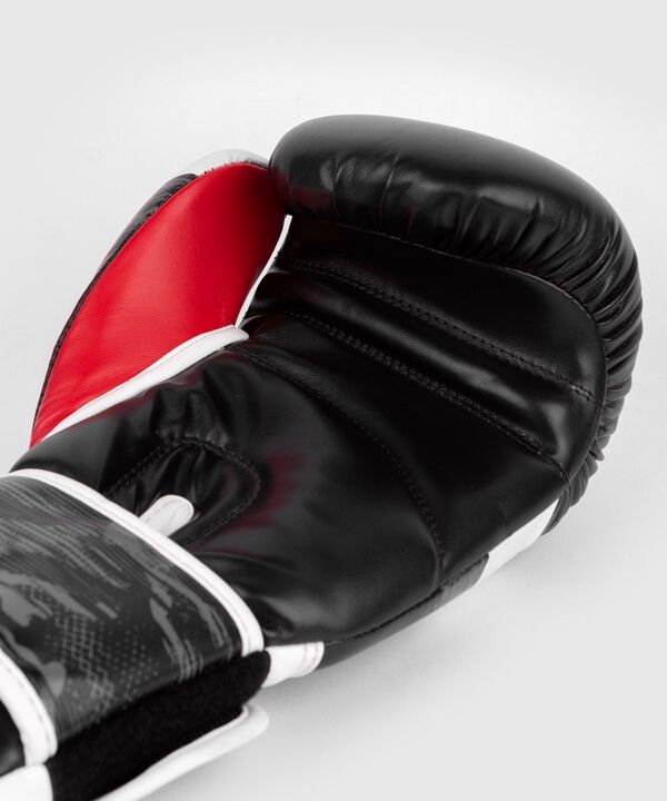 VE-03971-109-12OZ-Venum Bandit Boxing Gloves - Black/Grey