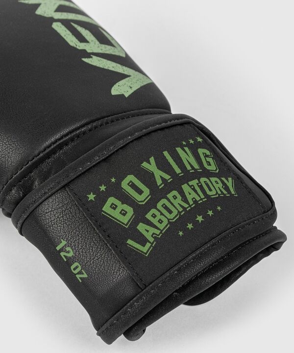 VE-03986-539-14OZ-Venum Boxing Lab Gloves - Black/Green