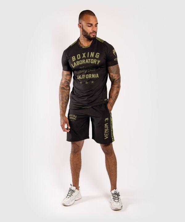 VE-03988-539-S-Venum Boxing Lab Dry Tech T-shirt - Black/Green