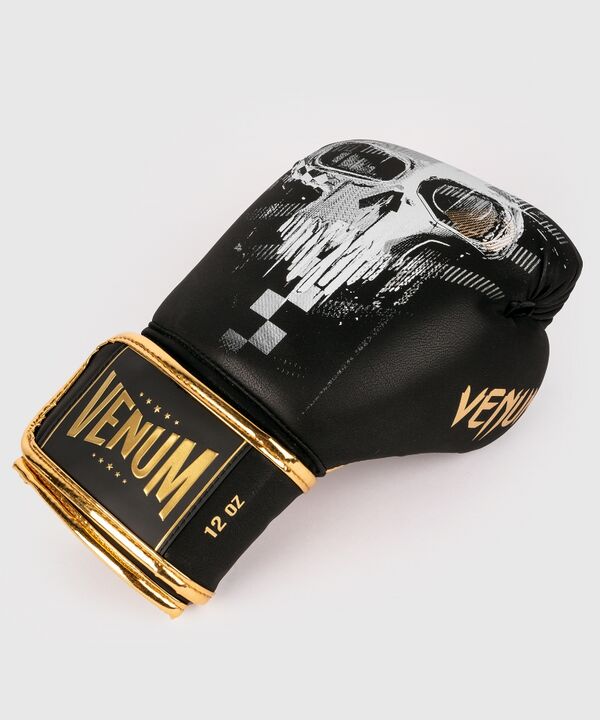 VE-04035-001-10OZ-Venum Skull Boxing gloves - Black