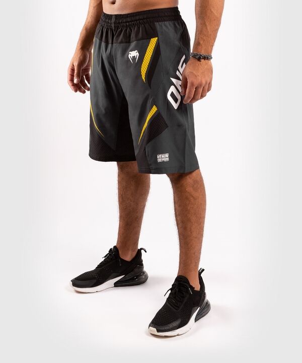 VE-04115-413-XL-Venum ONE FC Impact Training shorts - Grey/Yellow