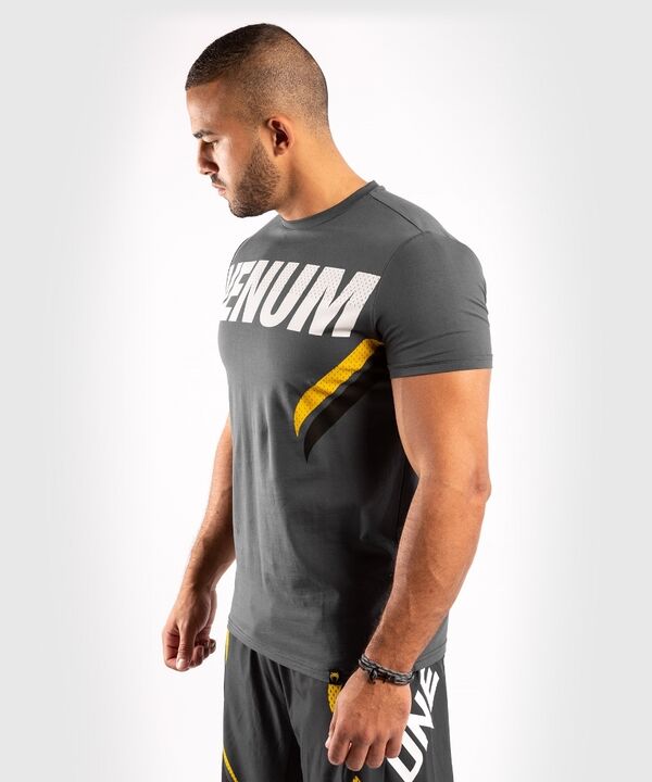 VE-04117-413-XL-Venum ONE FC Impact T-shirt - Grey/Yellow