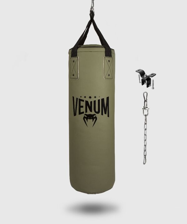 VE-04182-200-Venum Origins Punching Bag - Khaki/Black (ceiling mount included)