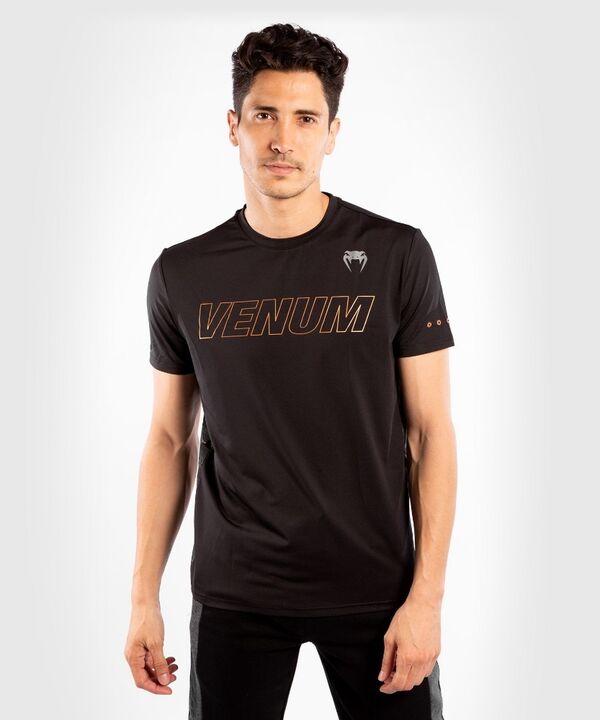 VE-04262-137-M-Venum Classic Evo Dry tech T-shirt - Black/Bronze - M