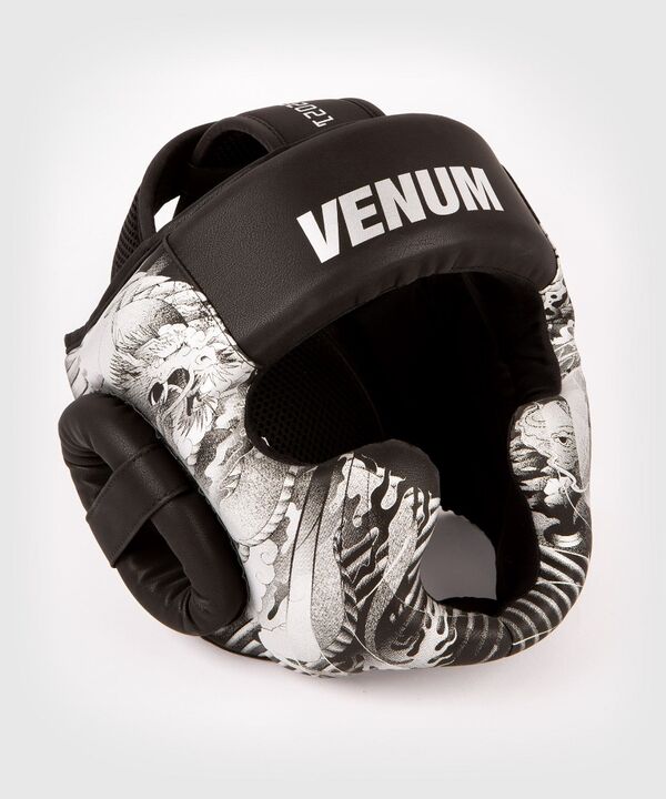 VE-04332-114-Venum YKZ21 Headgear - Black/Black