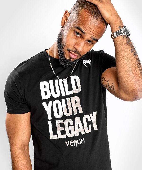 VE-04600-001-L-Venum Build Your Legacy T-Shirt - Black - L