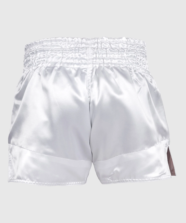 VE-03813-002-L-Venum Classic Muay Thai Shorts - White/Black