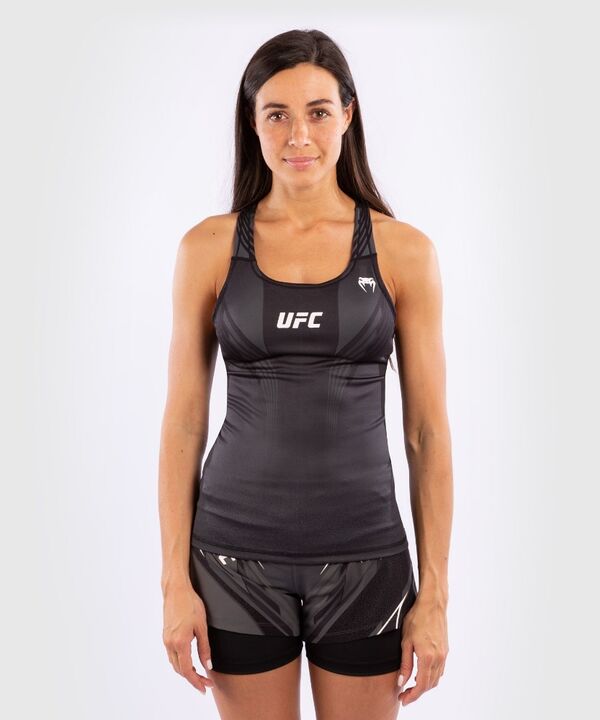 VNMUFC-00012-001-L-UFC Authentic Fight Night Women's fitted Tank with shelf Bra