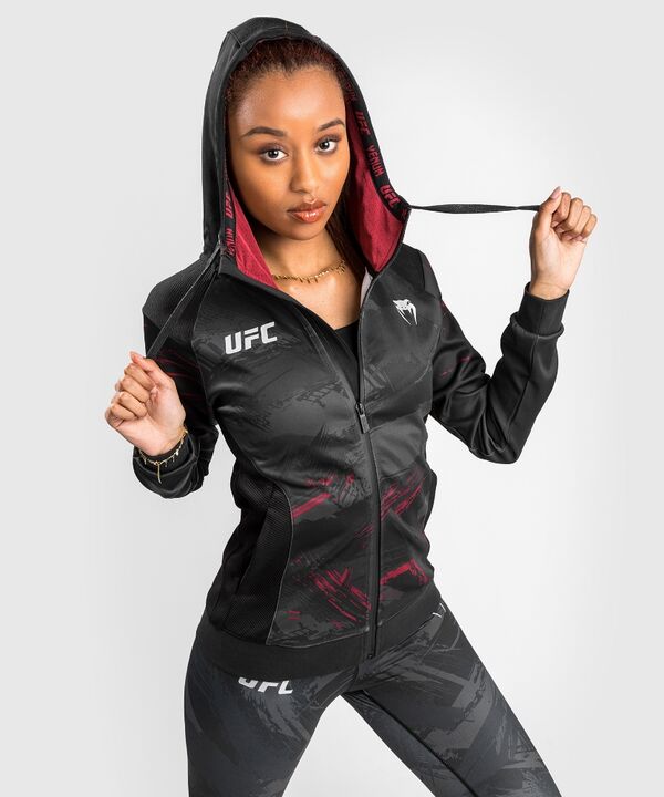 VNMUFC-00116-001-L-UFC Authentic Fight Week 2.0 Zip Hoodie - For Women