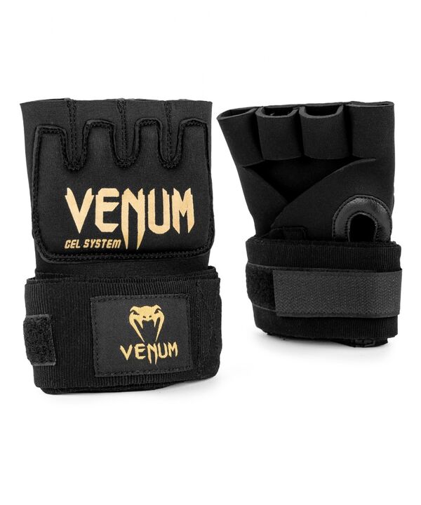 VE-0181-126-M-Venum Kontact Gel Glove Wraps - Black/Gold