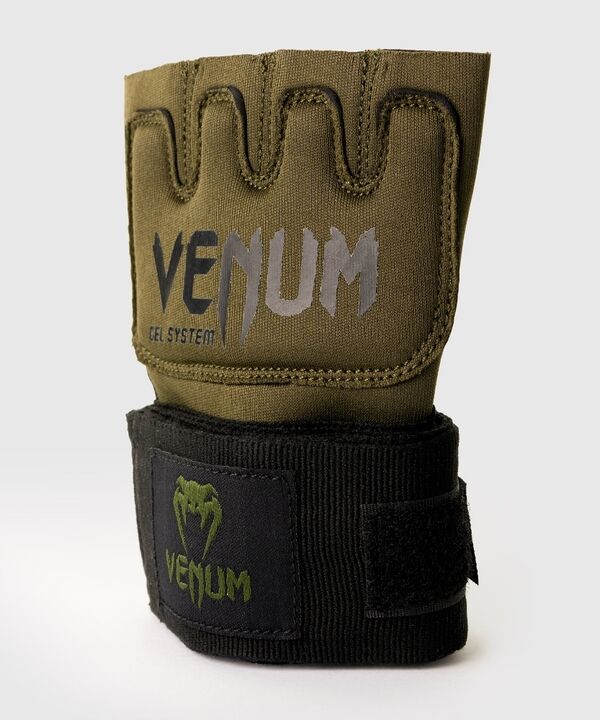VE-0181-200-S-Venum Kontact Gel Glove Wraps - Khaki/Black