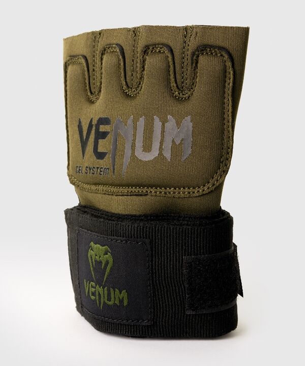 VE-0181-200-XL-Venum Kontact Gel Glove Wraps - Khaki/Black