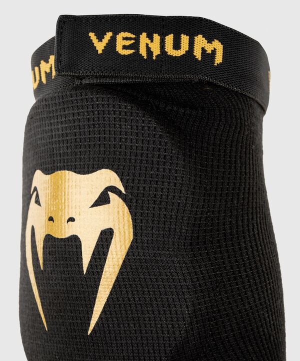VE-0482-126-L-Venum Kontact Elbow Protector - Black/Gold