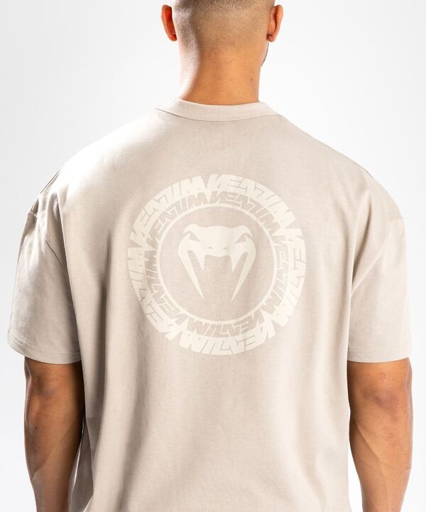 VE-04495-040-M-Venum Vortex XL T-Shirt - Oversize Fit - Sand - M