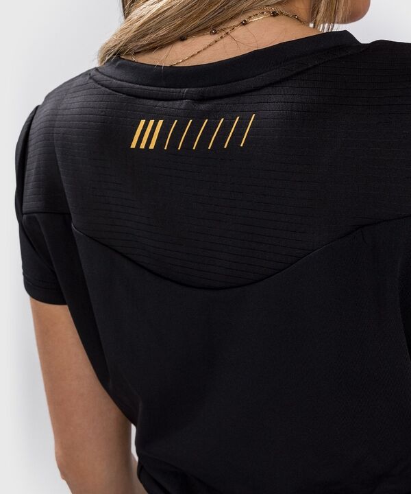 VE-04320-126-XS-Venum Tempest 2.0 Women Dry tech T-shirt Black/Gold - XS