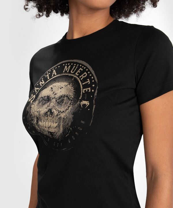 VE-04812-124-L-Venum Women Santa Muerte Dark Side - T-shirt - Black/Brown - L