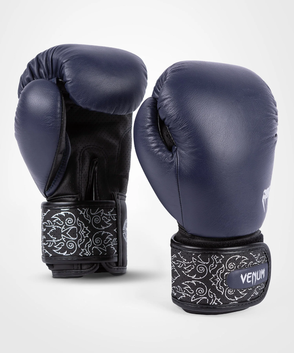 VE-04929-198-10OZ-Venum Power 2.0 Boxing Gloves - Navy Blue/Black - 10 Oz