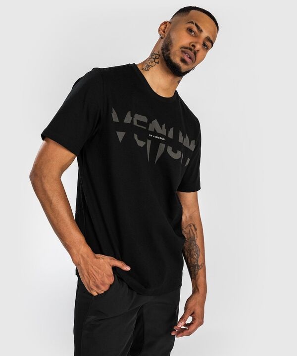 VE-04933-001-M-Venum On Mission T-shirt - Regular Fit - Black - M