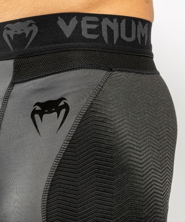 VE-03725-203-S-Venum G-Fit Compression Shorts - Grey/Black