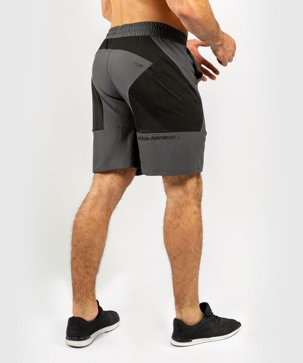 VE-03728-203-XL-Venum G-Fit Training Shorts - Grey/Black