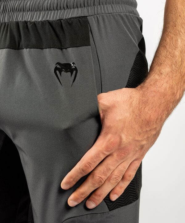 VE-03728-203-XL-Venum G-Fit Training Shorts - Grey/Black