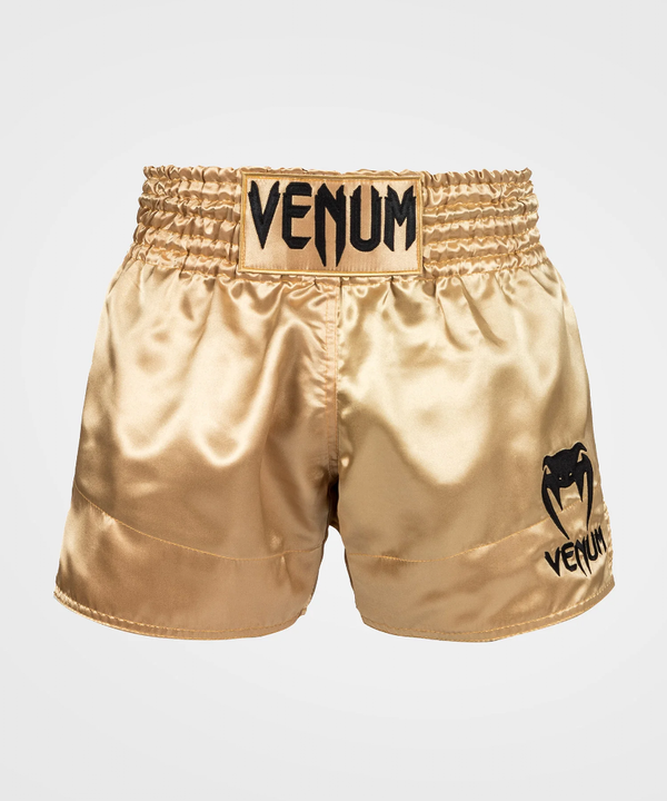 VE-03813-449-S-Venum Classic Muay Thai Shorts - Gold/Black