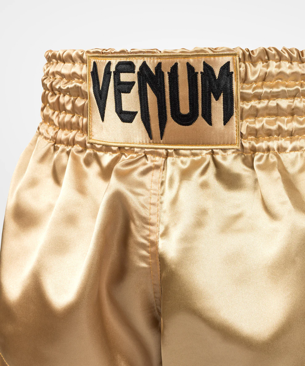 VE-03813-449-S-Venum Classic Muay Thai Shorts - Gold/Black
