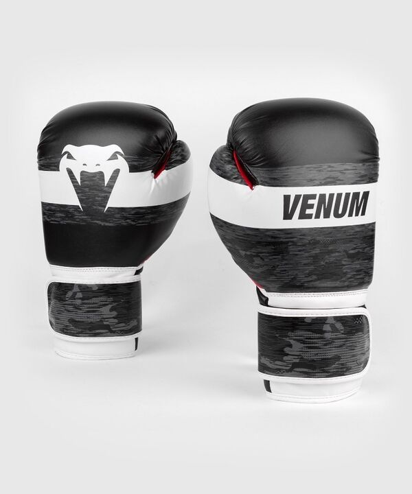 VE-03971-109-8OZ-Venum Bandit Boxing Gloves - Black/Grey