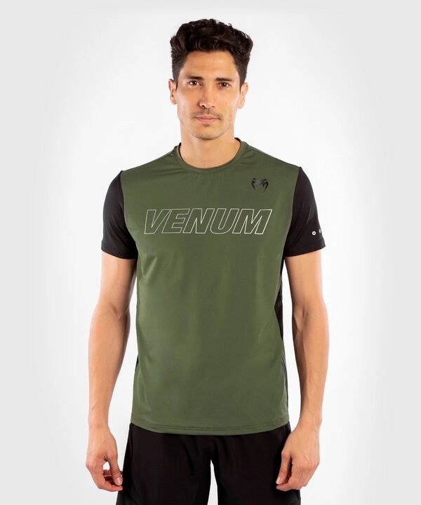 VE-04262-578-XL-Venum Classic Evo Dry Tech T-shirt - Khaki/Silver - XL
