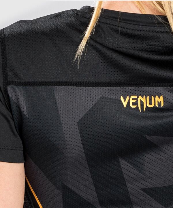 VE-04723-126-L-Venum Razor Dry Tech T-Shirt - Black/Gold - L