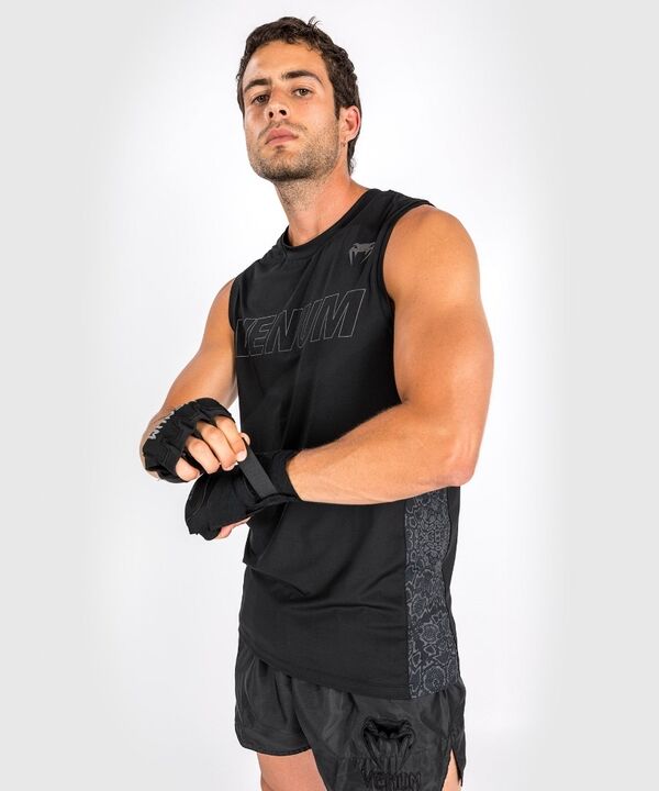 VE-04721-585-XL-Venum Classic Evo Dry Tech Tank Top - Black/Black Reflective - XL