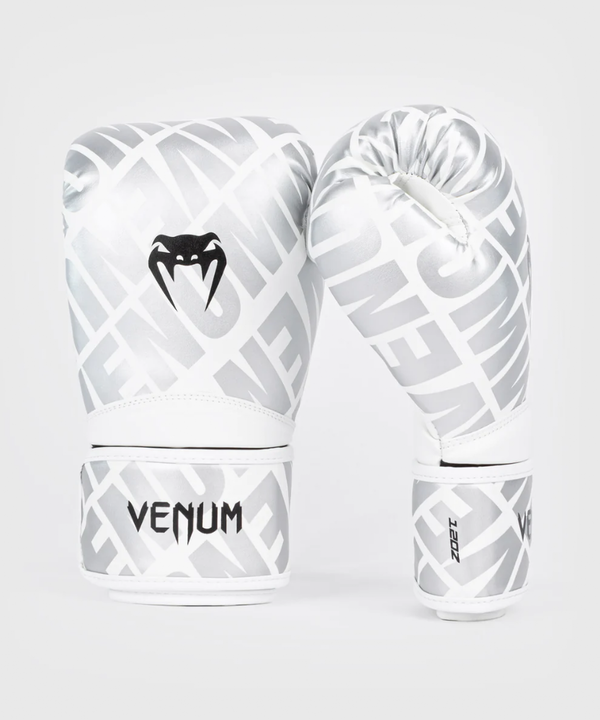 VE-05106-224-14OZ-Venum Contender 1.5 XT Boxing Gloves White/Silver