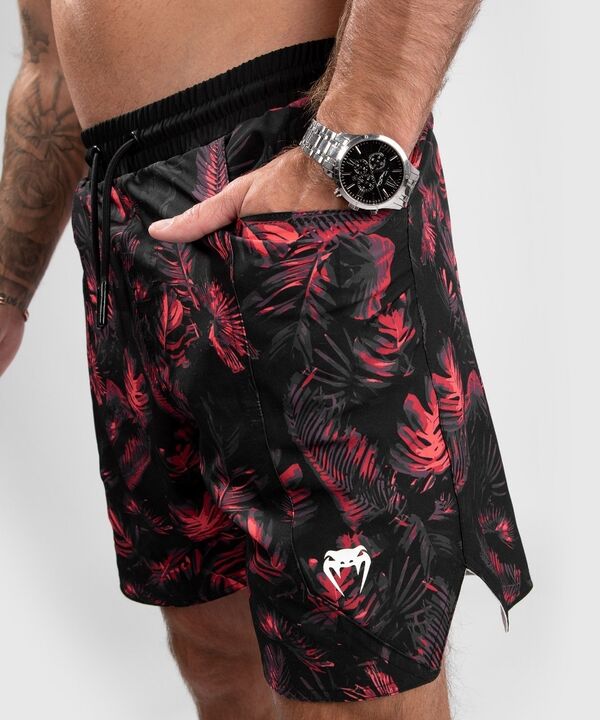 VE--04644-003-M-Venum Bali Jungle Boardshort - Red