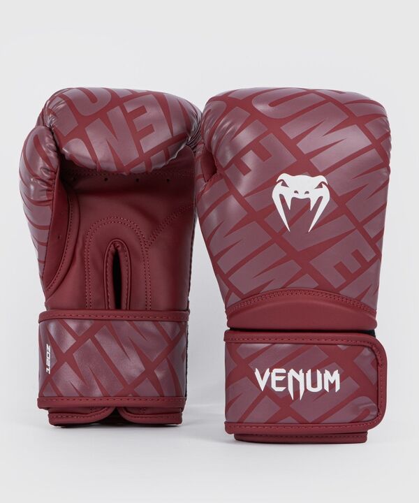 VE-05106-621-10OZ-Venum Contender 1.5 XT Boxing Gloves Burgundy/White