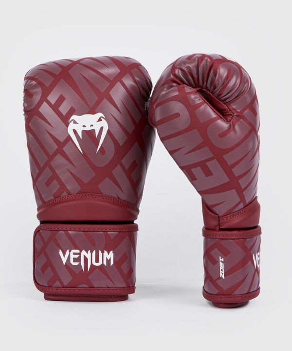 VE-05106-621-10OZ-Venum Contender 1.5 XT Boxing Gloves Burgundy/White