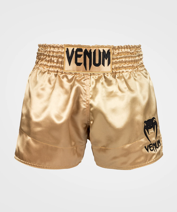 VE-03813-449-M-Venum Classic Muay Thai Shorts - Gold/Black