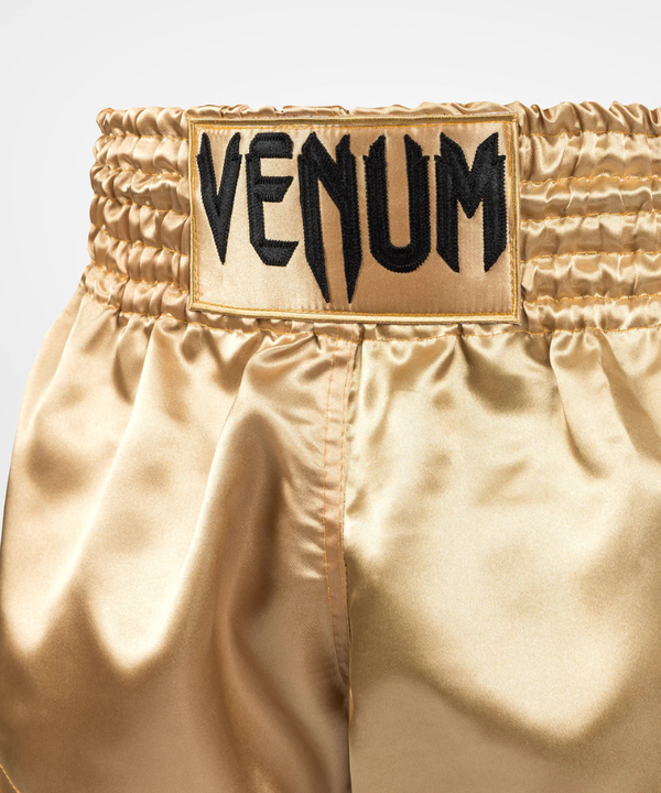 VE-03813-449-M-Venum Classic Muay Thai Shorts - Gold/Black