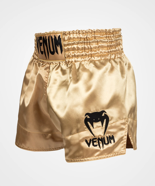 VE-03813-449-S-Venum Classic Muay Thai Shorts - Gold/Black