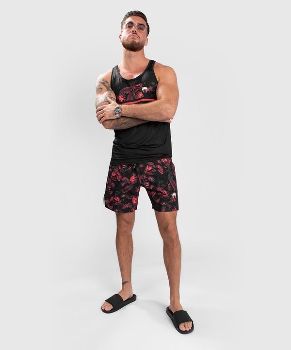 VE--04645-003-M-Venum Bali Jungle Dry Tech Tank Top - Red