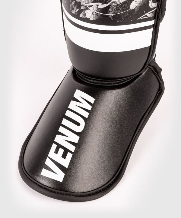 VE-04351-108-M-Venum YKZ21 Shin Guards - For Kids - Black/White - M