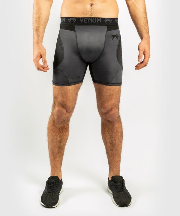 VE-03725-203-S-Venum G-Fit Compression Shorts - Grey/Black