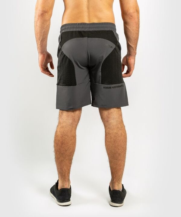 VE-03728-203-XL-Venum G-Fit Training Shorts - Grey/Black