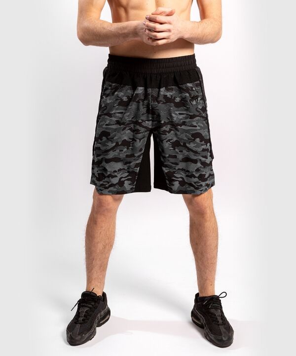 VE-03803-498-S-Venum Defender Training Shorts - Dark camo