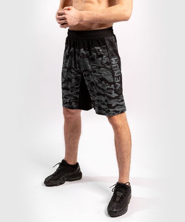 VE-03803-498-S-Venum Defender Training Shorts - Dark camo