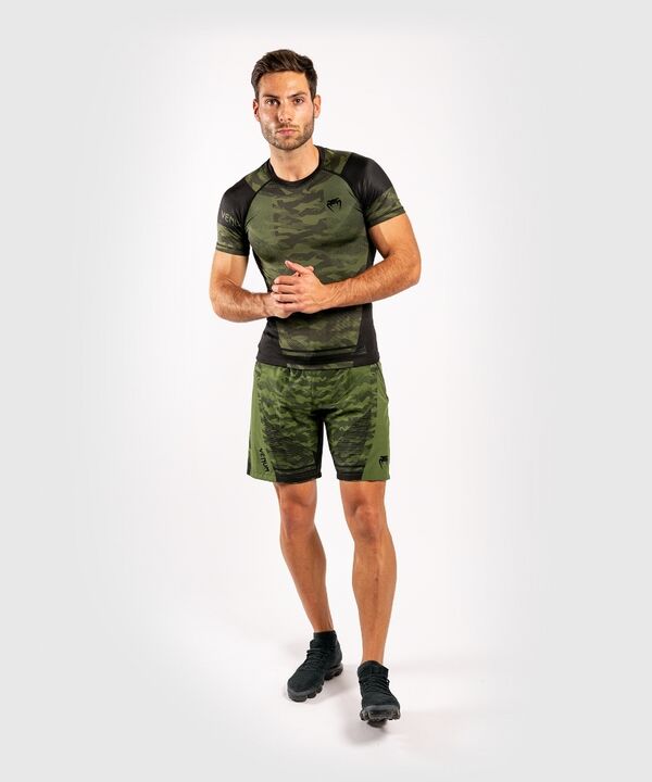 VE-04017-219-S-Venum Trooper sport shorts - Forest camo/Black