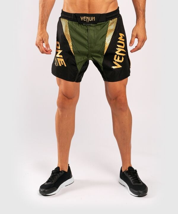 VE-04059-230-XL-Venum x ONE FC Fightshorts - Khaki/Gold